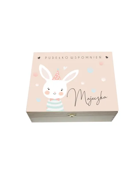 PUDEŁKO WSPOMNIEŃ na CHRZEST ROCZEK nadruk UV foto