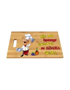 Bambusowa deska prezent na Dzień Babci i Dziadka