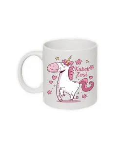 Kubek z nadrukiem jednorożec z imieniem