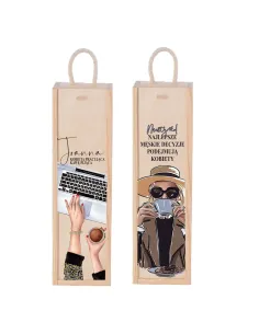 SKRZYNKA NA WINO na DZIEŃ KOBIET babski wieczór