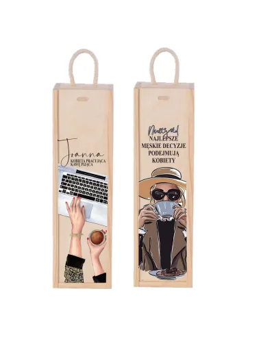 SKRZYNKA NA WINO na DZIEŃ KOBIET babski wieczór