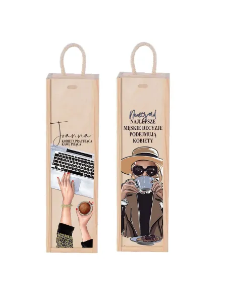 SKRZYNKA NA WINO na DZIEŃ KOBIET babski wieczór