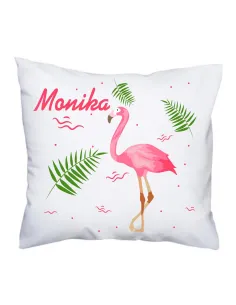 Poduszka z nadrukiem flaming imię