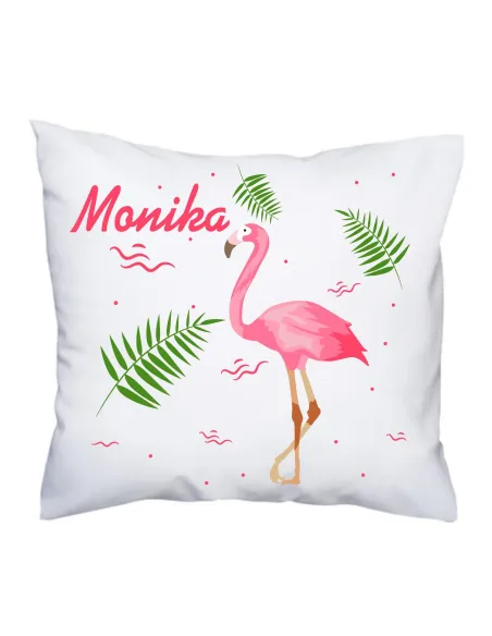 Poduszka z nadrukiem flaming imię