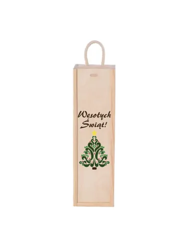 SKRZYNKA NA WINO prezent na Boże Narodzenie Święta