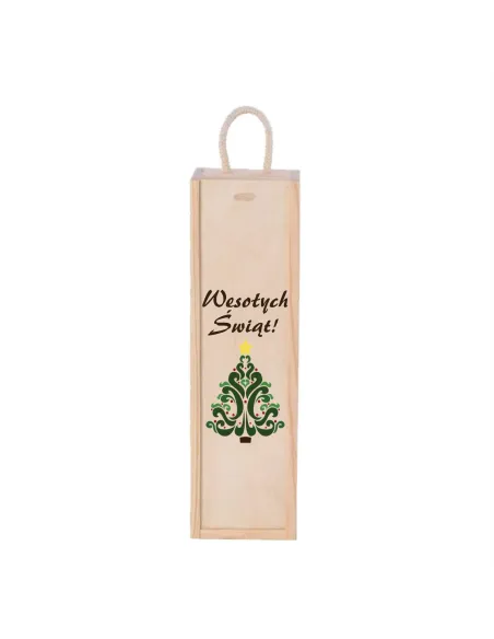 SKRZYNKA NA WINO prezent na Boże Narodzenie Święta