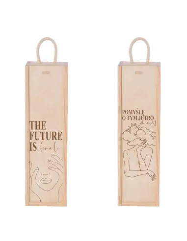 Skrzynka na wino grawer super prezent DZIEŃ KOBIET