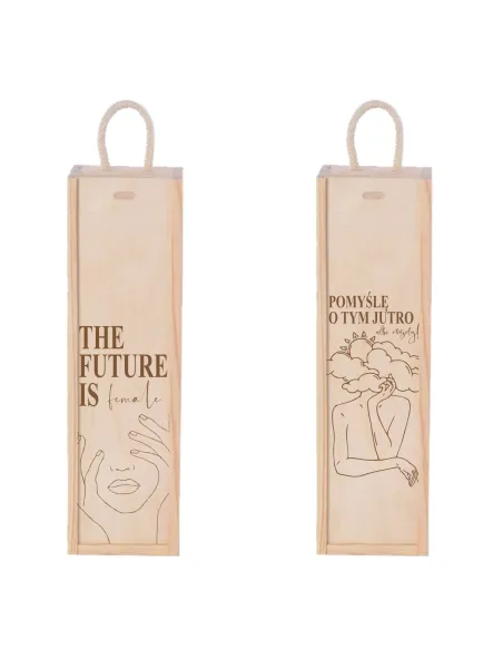 Skrzynka na wino grawer super prezent DZIEŃ KOBIET