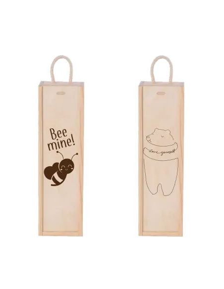 Skrzynka na wino grawer super prezent WALENTYNKI