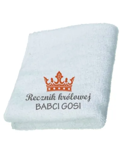 prezent dla BABCI DZIADKA ręcznik haftowany TANIO!