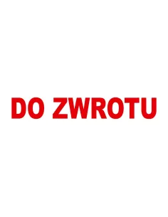 PIECZĄTKA - DO ZWROTU WYSYŁKI POPRAWKI
