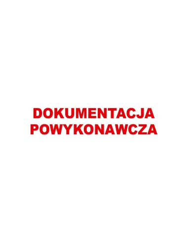 PIECZĄTKA - DOKUMENTACJA POWYKONAWCZA pieczątki