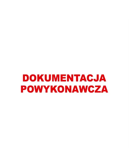 PIECZĄTKA - DOKUMENTACJA POWYKONAWCZA pieczątki