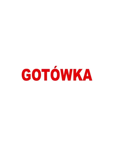 PIECZĄTKA - GOTÓWKA - tanie pieczątki
