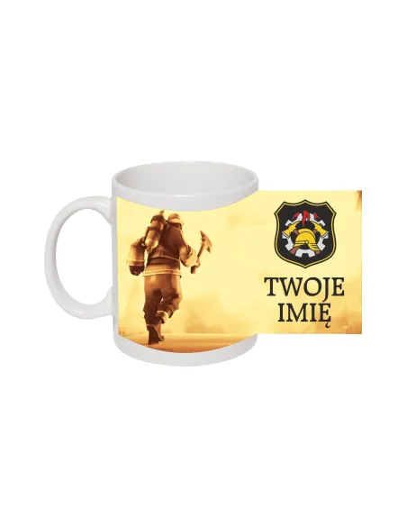 Kubek z nadrukiem straż pożarna twoje imię
