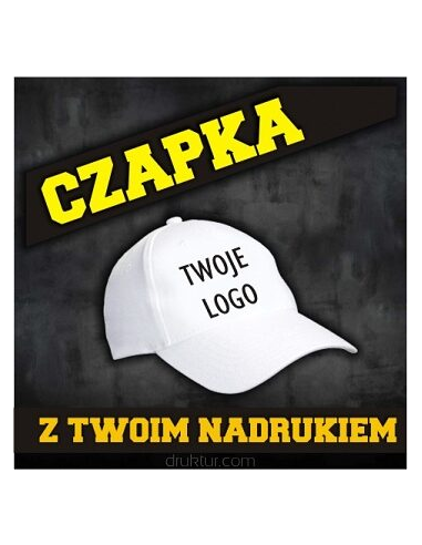 Czapka reklamowa z daszkiem z nadrukiem