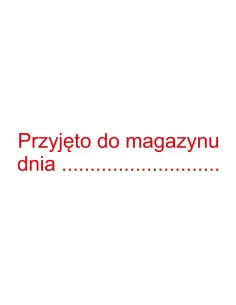 PIECZĄTKA - PRZYJĘTO DO MAGAZYNU - pieczątki