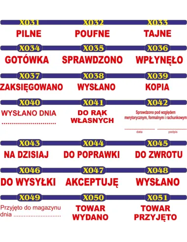 PIECZĄTKA - WYSŁANO DNIA - tanie pieczątki