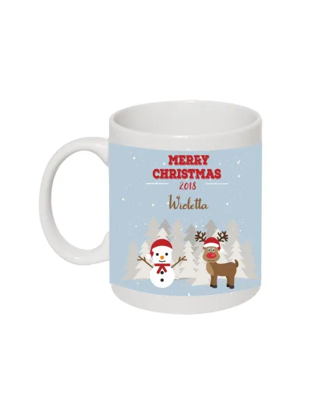 Kubek z nadrukiem świątecznym prezent