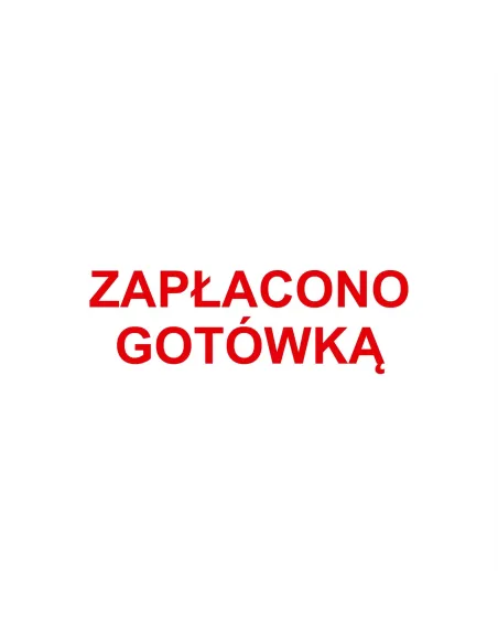PIECZĄTKA - ZAPŁACONO GOTÓWKĄ - tanio PIECZĄTKI