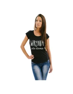 Koszulka z nadrukiem wredna ale dama