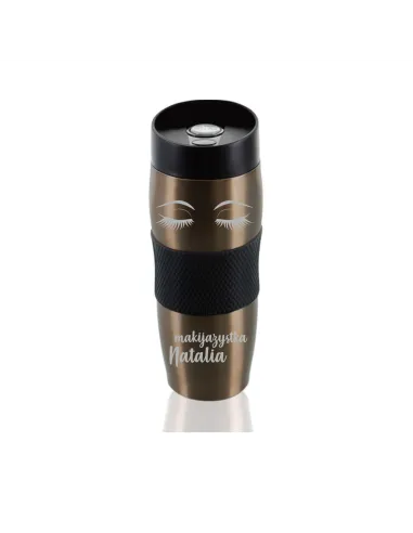 Kubek termiczny z grawer makijażystki kosmetyczki