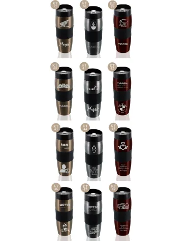 Kubek termiczny imię auta dla kierowcy podróżny