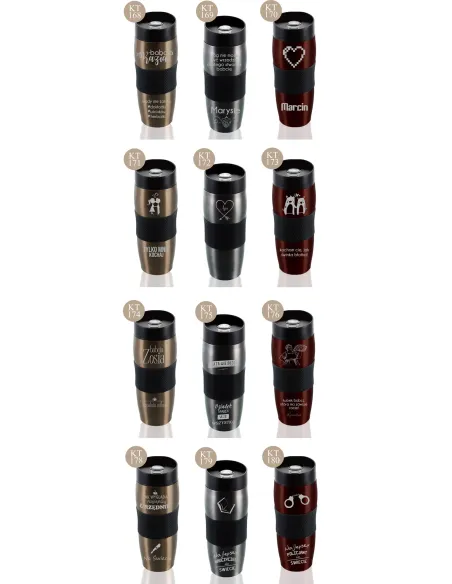 Kubek termiczny z grawer makijażystki kosmetyczki