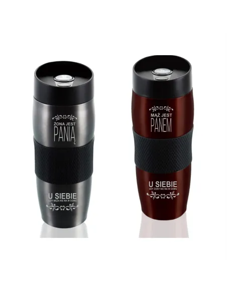 Kubek termiczny dla par prezent na rocznicę ślubu