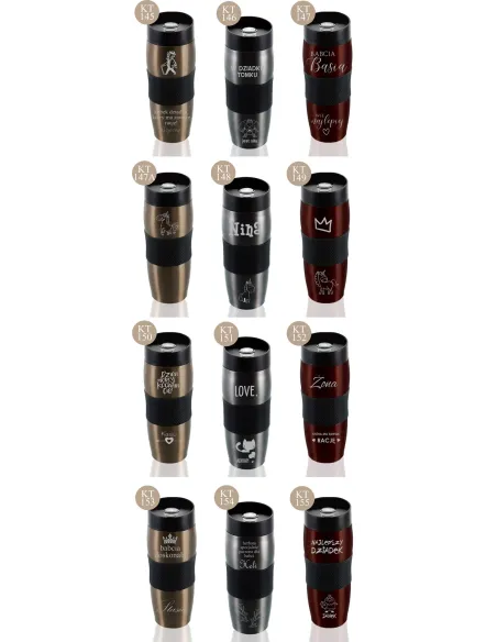 Kubek termiczny z grawer makijażystki kosmetyczki