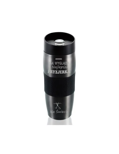 Kubek termiczny grawer dla fryzjerki kosmetyczki