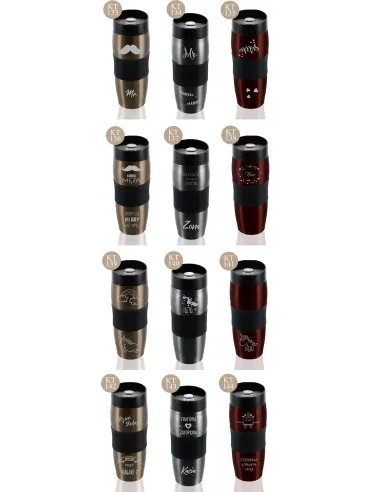 Kubek termiczny z grawer makijażystki kosmetyczki