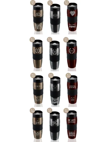 Kubek termiczny z grawer makijażystki kosmetyczki