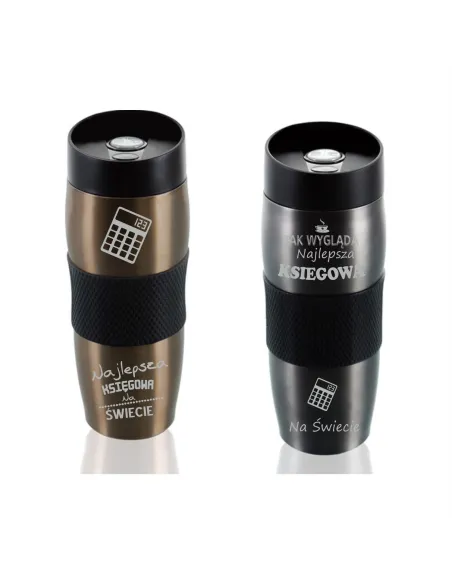 KUBEK TERMICZNY grawer prezent dla księgowej