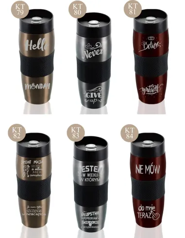 Kubek termiczny dla babci mamy grawer dużo wzorów