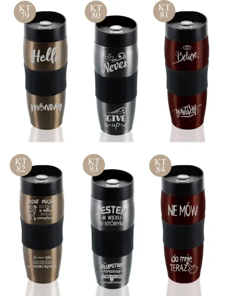 Kubek termiczny z grawer makijażystki kosmetyczki