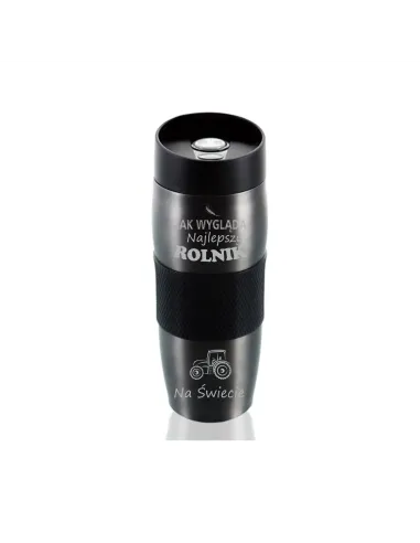 KUBEK TERMICZNY grawer prezent dla rolnika