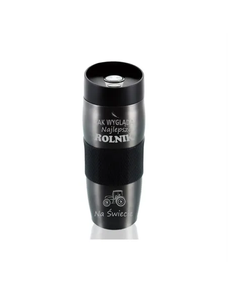 KUBEK TERMICZNY grawer prezent dla rolnika