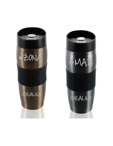Kubek termiczny z grawerem dla Par mąż żona