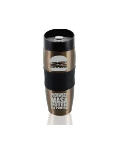 Kubek termiczny z grawerem na siłownię dedykacja