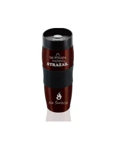 KUBEK TERMICZNY Z GRAWEREM prezent dla strażaka