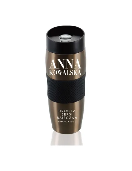 Kubek termiczny z grawerem prezent na DZIEŃ KOBIET