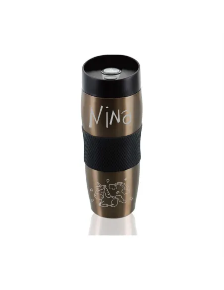 Kubek termiczny z imieniem Twój napis jednorożec