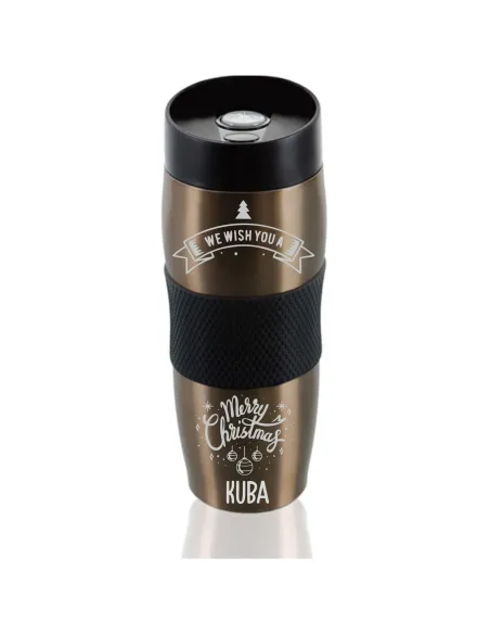 PREZENT na Święta Mikołajki Kubek termiczny grawer