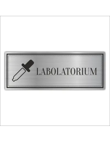 Tabliczka Grawerowana piktogram LABORATORIUM MEDYK