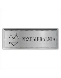 Tabliczka Grawerowana PRZEBIERALNIA HOTEL SPA