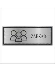Tabliczka piktogram Grawerowana ZARZĄD SPÓŁKA