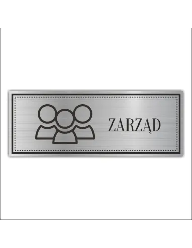 Tabliczka piktogram Grawerowana ZARZĄD SPÓŁKA
