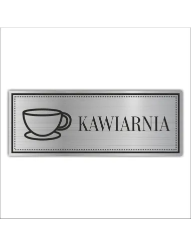 Tabliczka Grawerowana KAWIARNIA CAFE PUNKT SKLEP