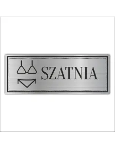 Tabliczka Grawerowana SZATNIA PRZEBIERALNIA